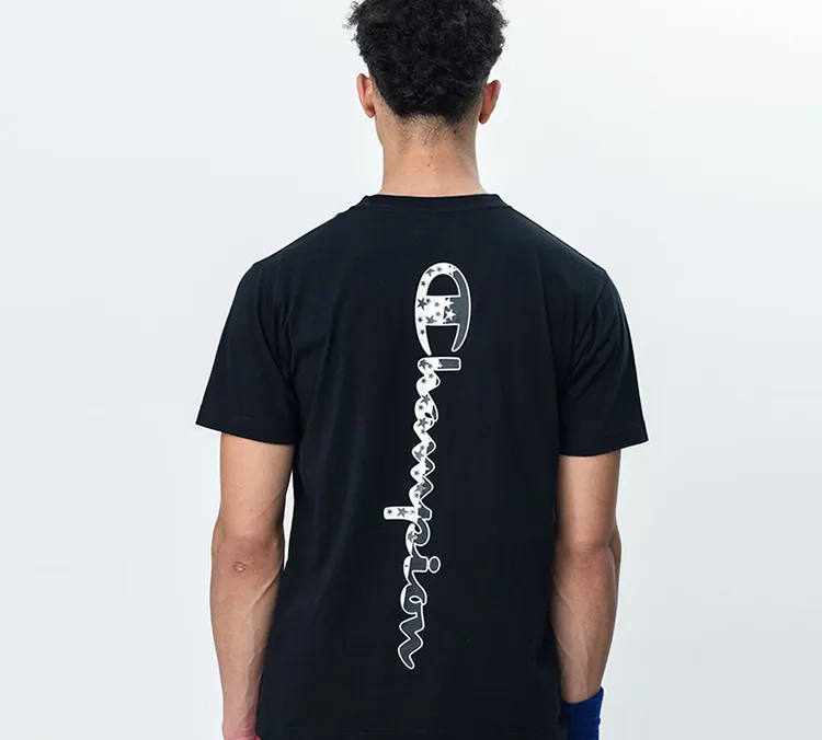 Champion T Shirt Japan Version Unisex Black-3