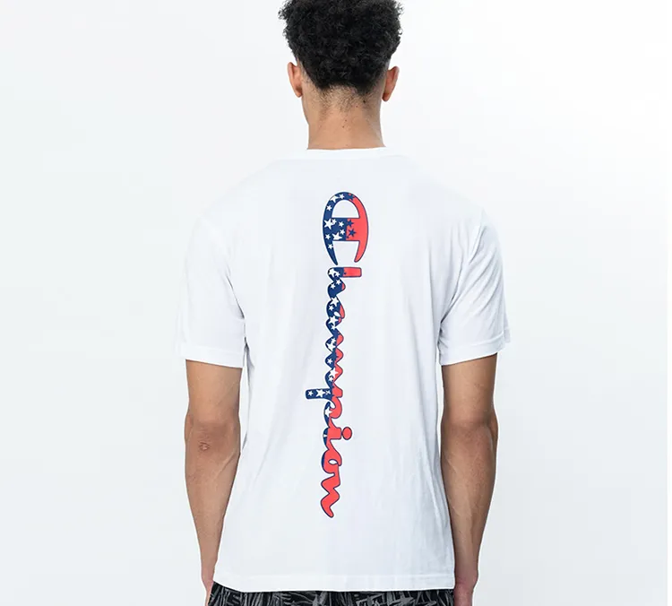 Champion T Shirt Japan Version Unisex White-3