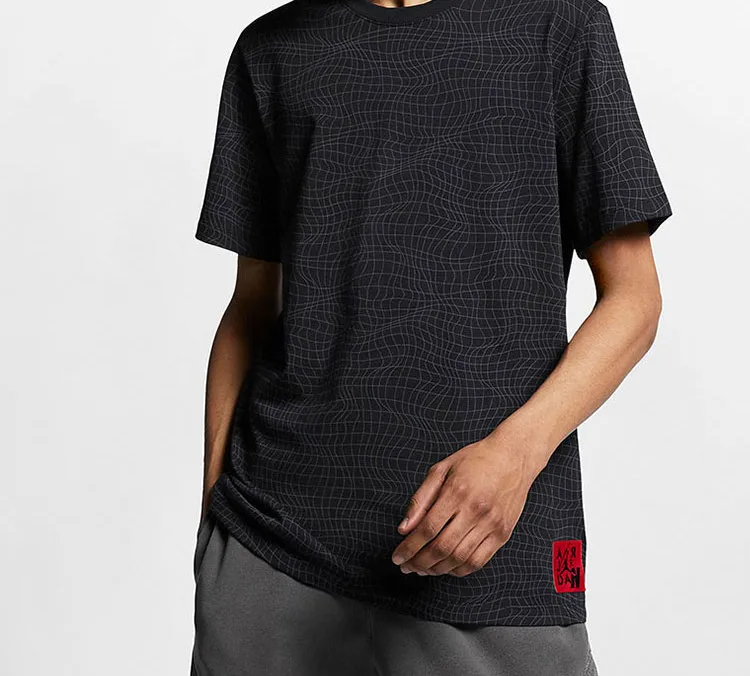 Jordan Set-in Sleeve T-Shirt Men's Black-3