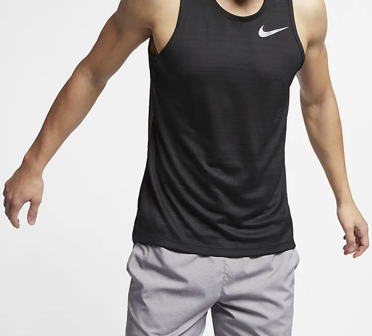 Nike Tank Tops Men Black-3