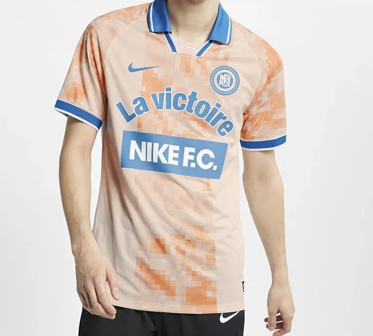 Nike Polo Shirts Men Orange Red-2