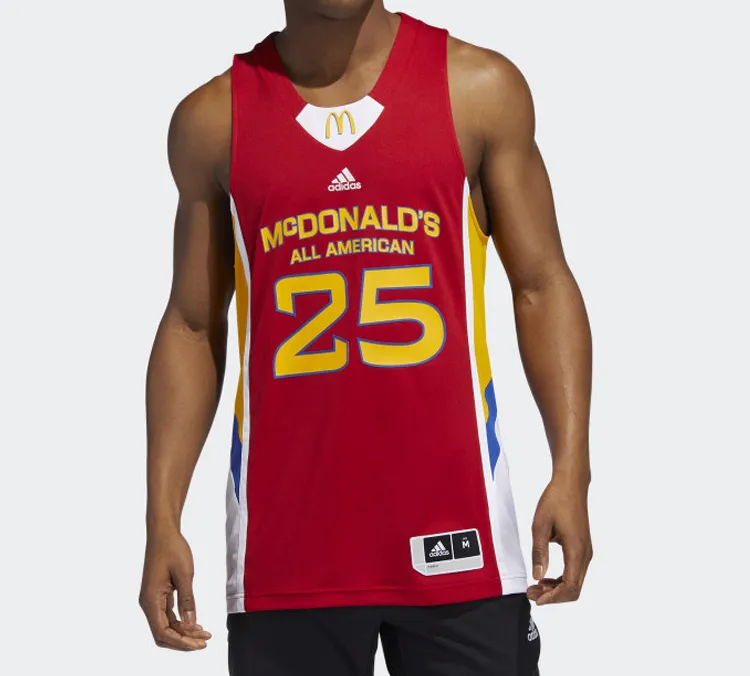 Adidas Basketball Jerseys Men Red-2