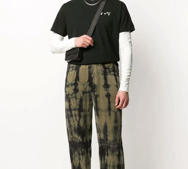 OFF WHITE Logo Slim Short Sleeve T shirt-4