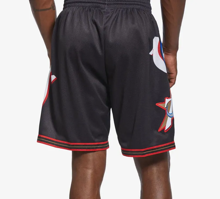 Mitchell Ness Basketball Shorts Men Black-3
