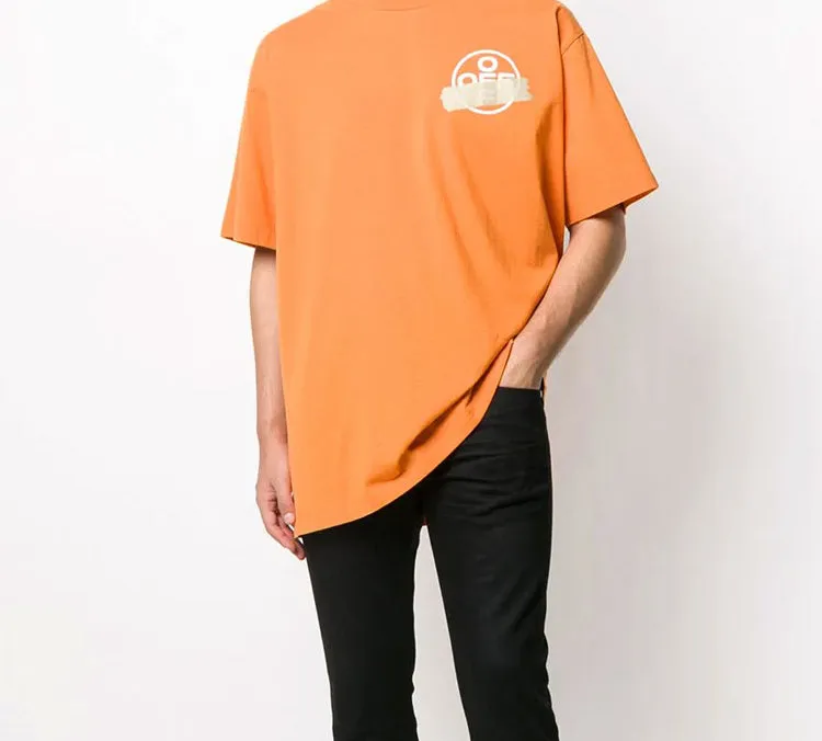 OFF WHITE Slim Fit Tape Arrows T Shirt-3