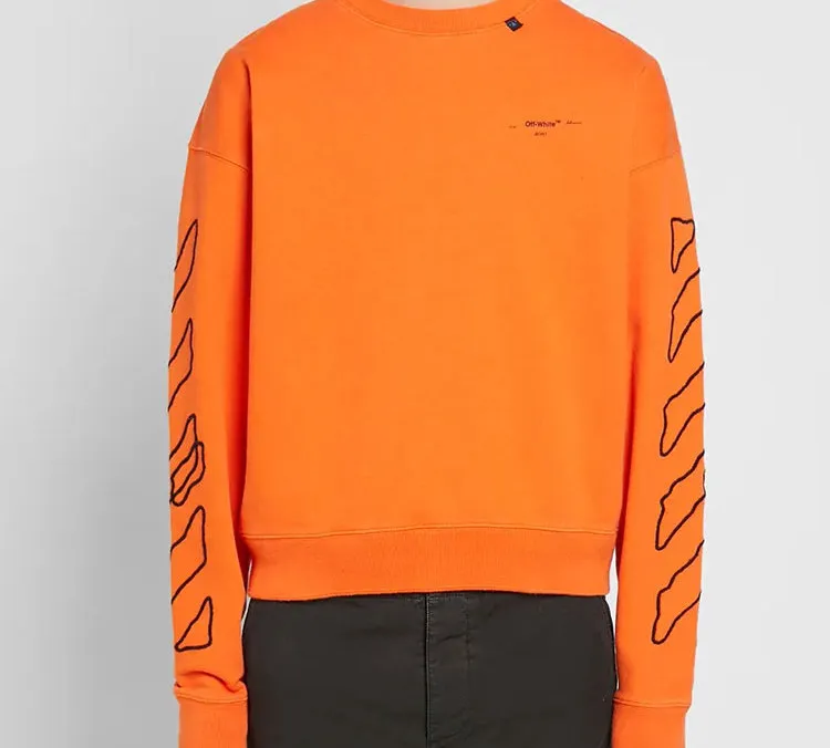 OFF WHITE Abstract Arrows Embroidered Sweatshirt-3