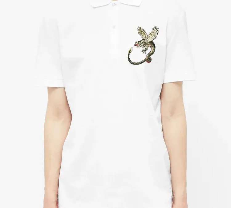 Alexander McQueen Polo Shirts Men White-3