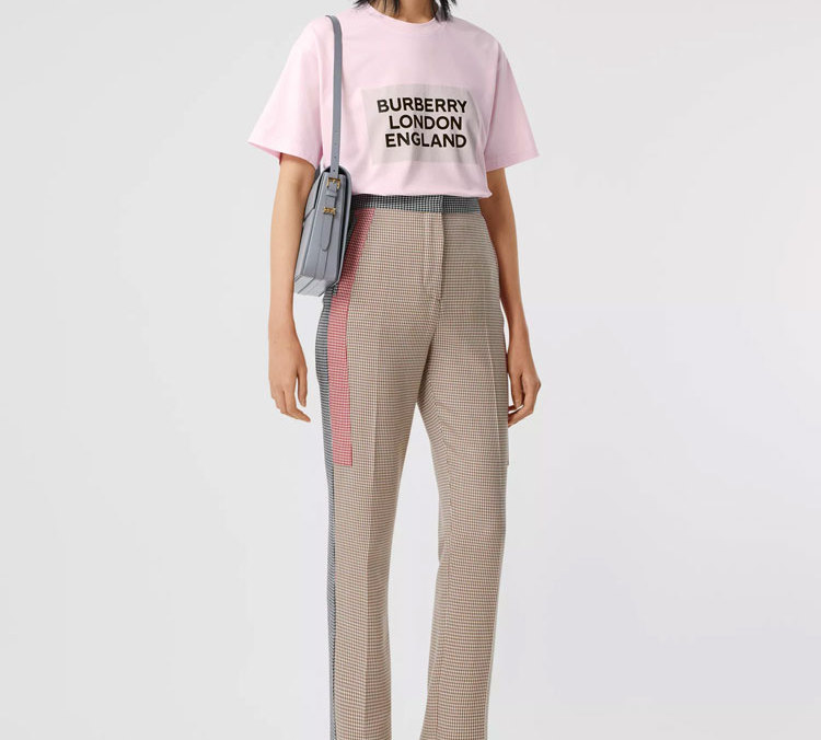 Tシャツ・カットソー BURBERRY Women Tunic Tops 8083599 B8640 PINK Burberry Outlet: T-shirt woman - Pink | Burberry t-shirt