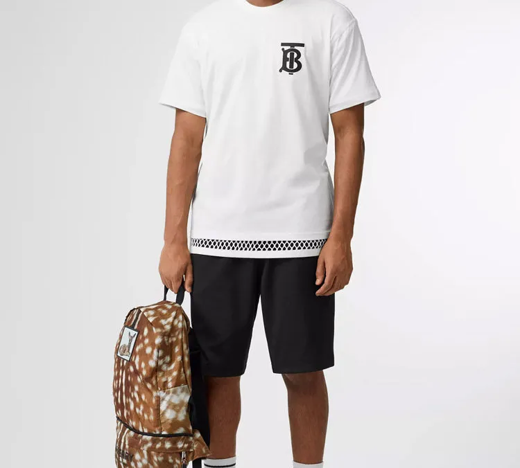 Burberry Women's Monogram Motif Oversized T shirt-3