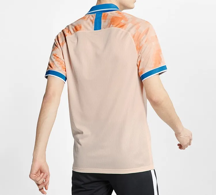 Nike Polo Shirts Men Orange Red-4