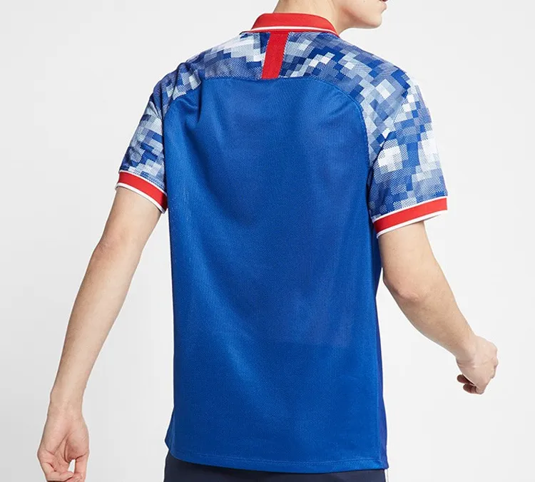 Nike Polo Shirts Men Blue-3