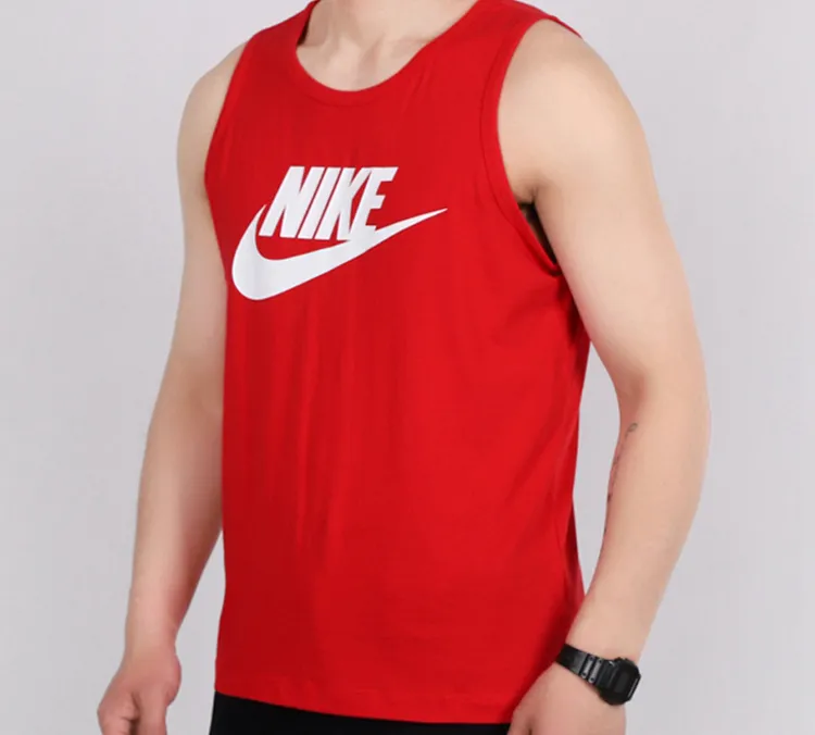 Nike Tank Tops Men Red-2