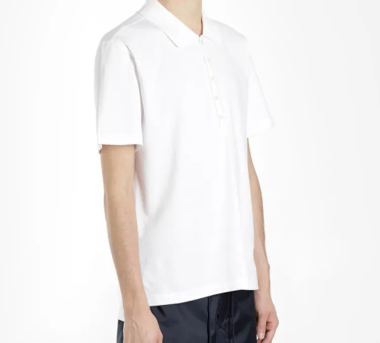 THOM BROWNE Back stripe Polo Shirt-1