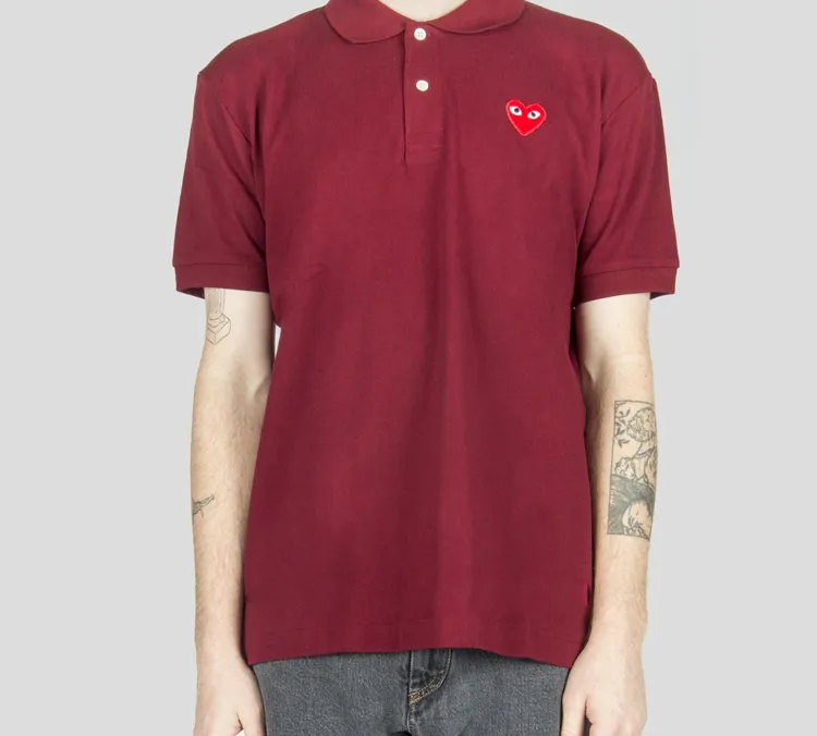 CDG Play Polo Shirts Men-2