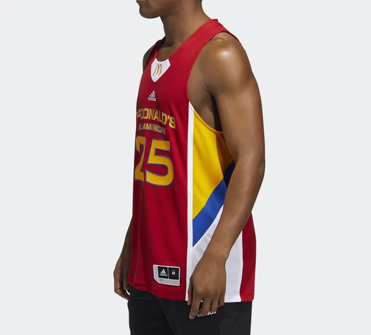 Adidas Basketball Jerseys Men Red-3