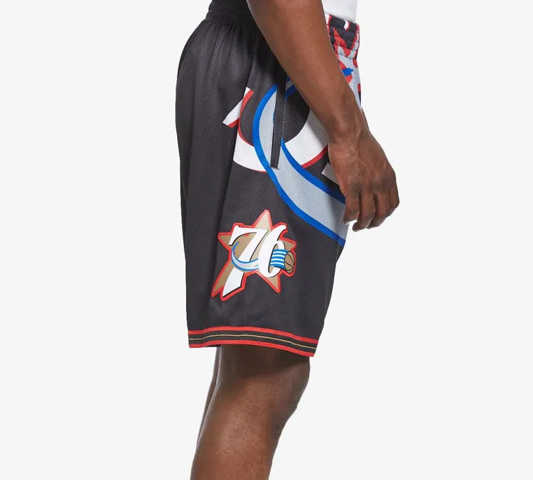 Mitchell Ness Basketball Shorts Men Black-4