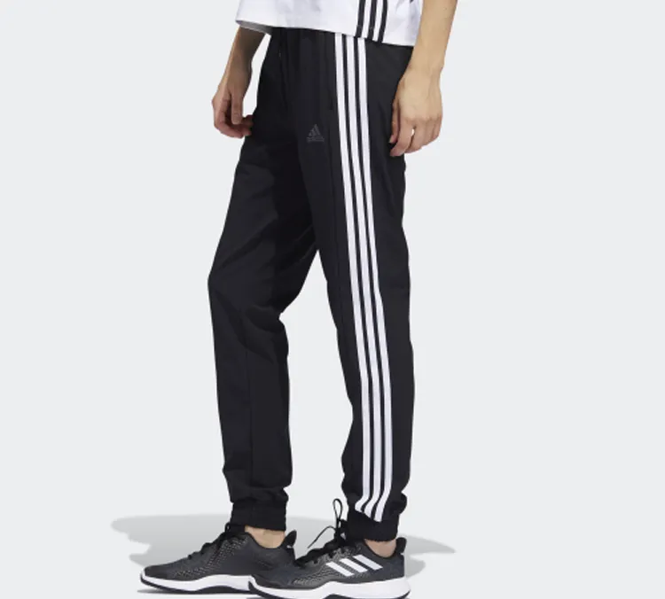 Adidas Knitted Sports Pants Women's Black-5