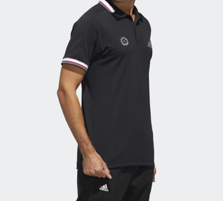 Adidas Polo Shirts Men Black-4