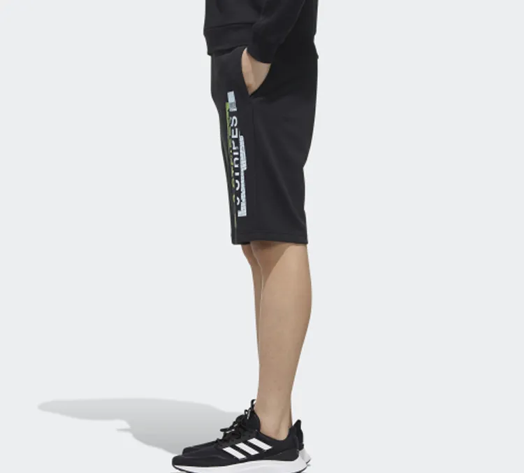 Adidas Neo Fitted Shorts Men's Black-4