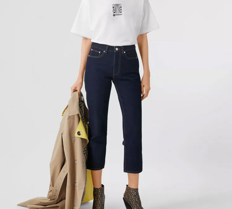 Burberry T Shirts Unisex White-3