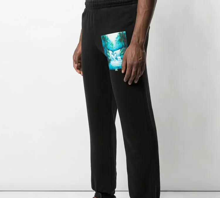 OFF-WHITE Ss20 Knitted Sweatpants Men Black-3