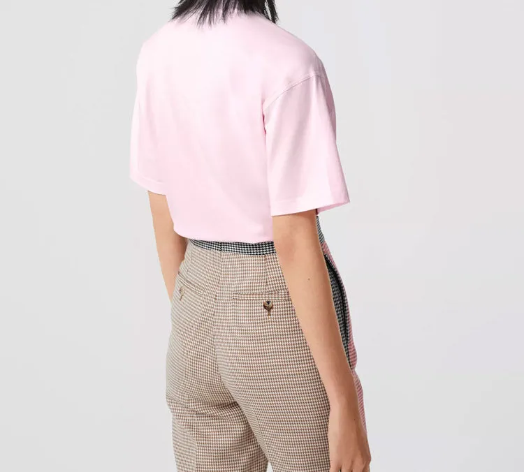 Burberry T Shirt Women's Light Pink-2