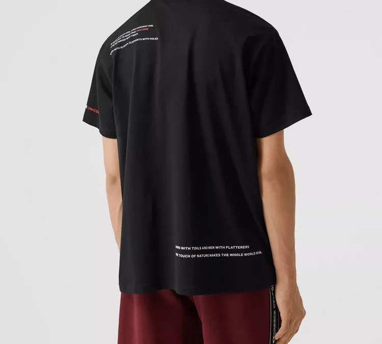 Burberry T Shirts Men Black-1