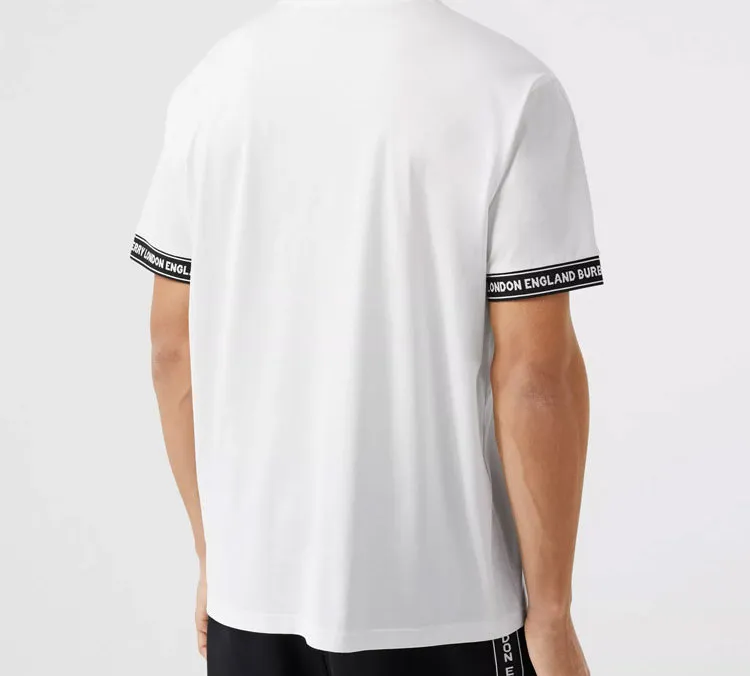 Burberry Oversized Teslow Taped Sleeve T shirt-3