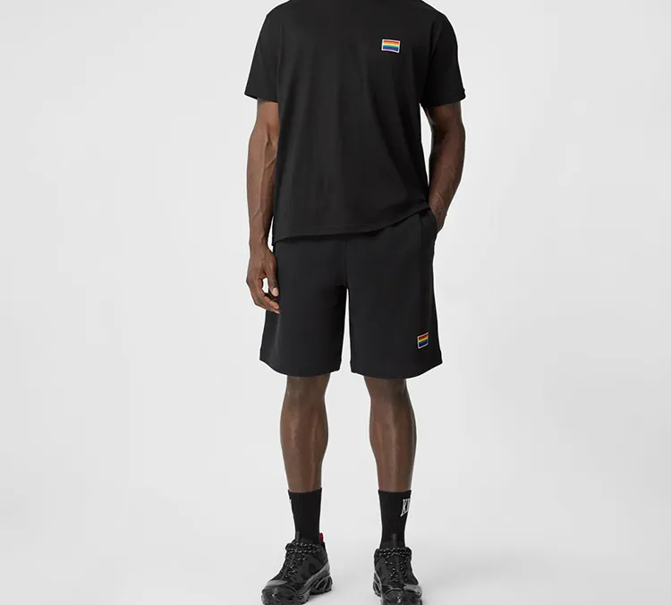 Burberry T Shirts Unisex Black-2