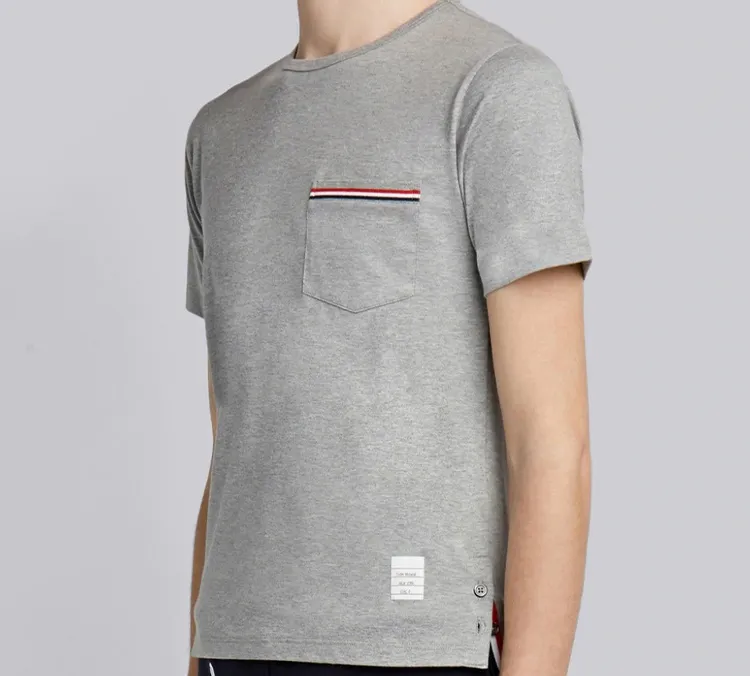 THOM BROWNE Jersey Pocket T Shirt-3