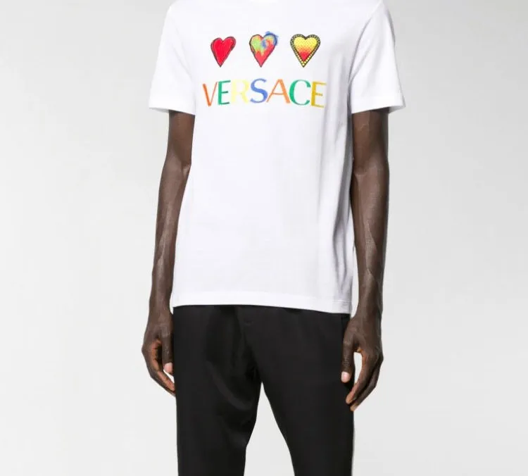 VERSACE T Shirts Unisex White-4