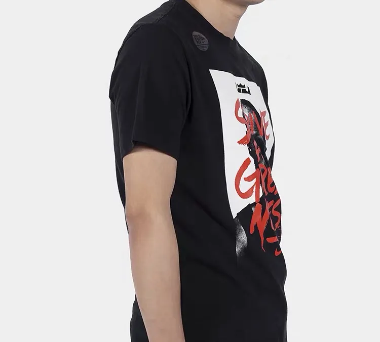 Nike Set in Sleeve T Shirt Men's Black-4