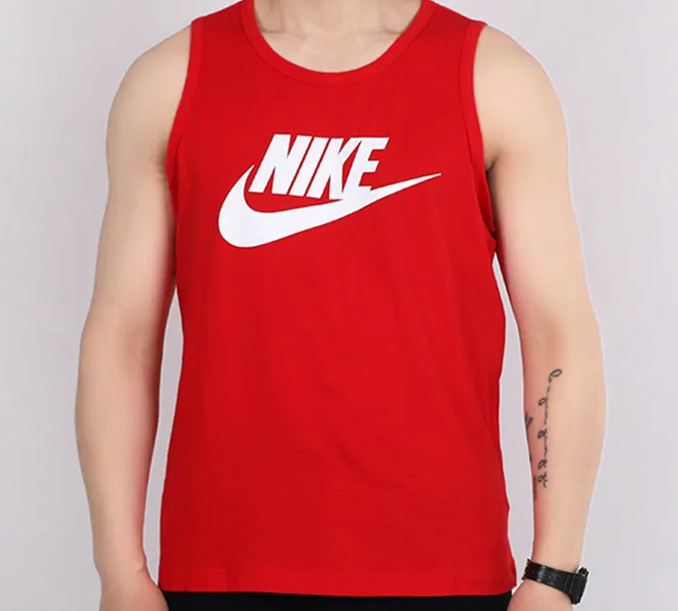 Nike Tank Tops Men Red-4