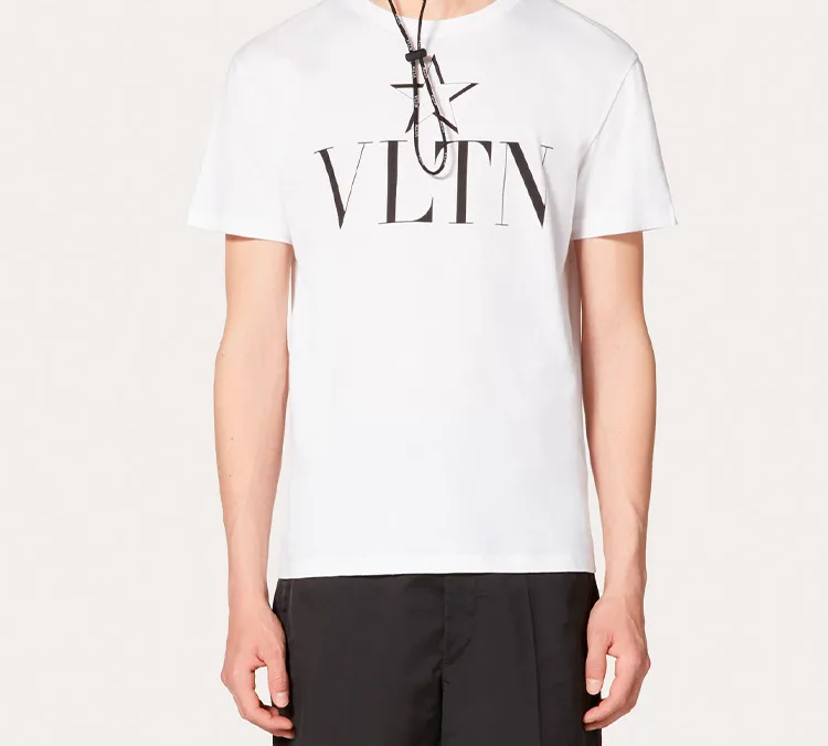 Valentino T Shirts Men White-2