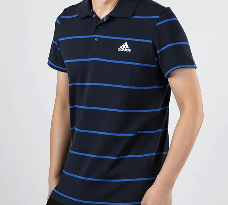 Adidas Polo Shirts Men Blue-2