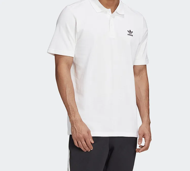 Adidas Originals Essential Polo Shirts Men White-4