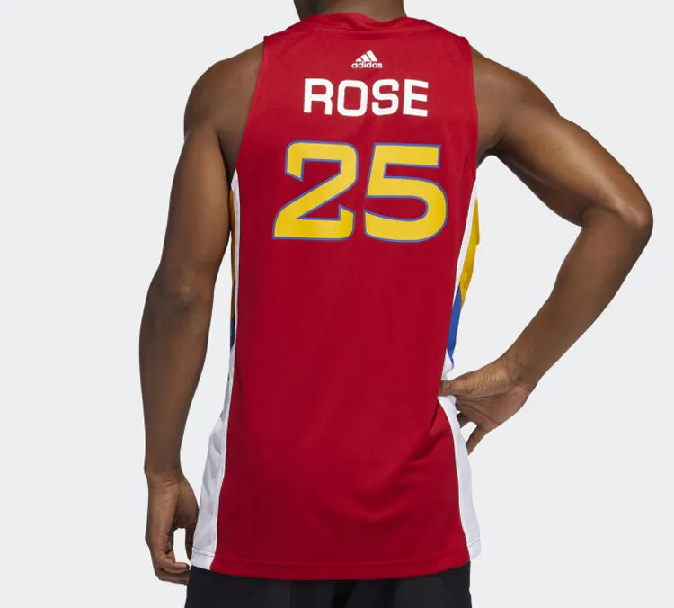 Adidas Basketball Jerseys Men Red-5