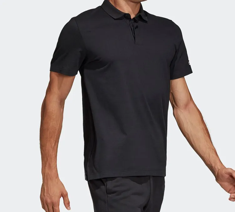 Adidas Polo Shirts Men Black-2