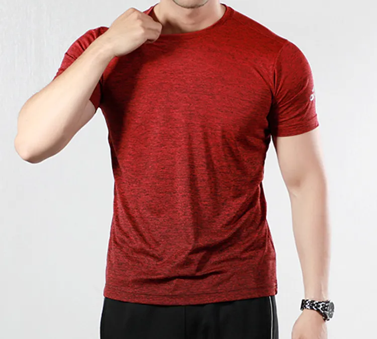 Adidas T Shirt Men's Chestnut Red-2