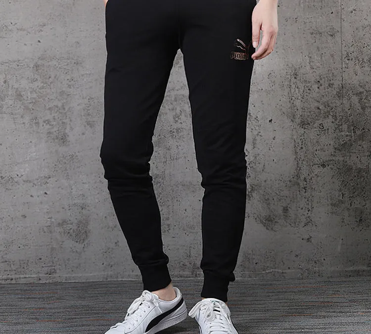 PUMA Knitted Sweatpants Men Black-1