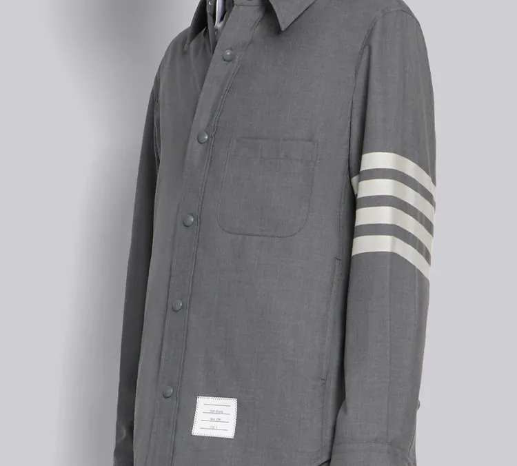 THOM BROWNE 4 Bar Shirt-1