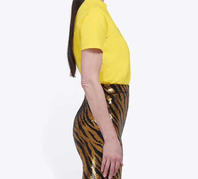 Balenciaga T-Shirts Women's Yellow-4