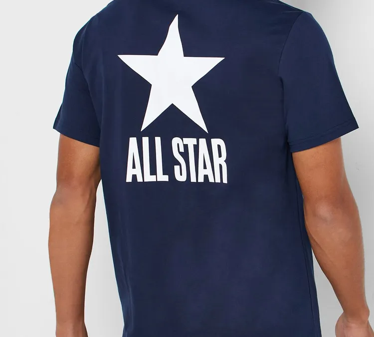 Converse T Shirts Men Obsidian Blue-3