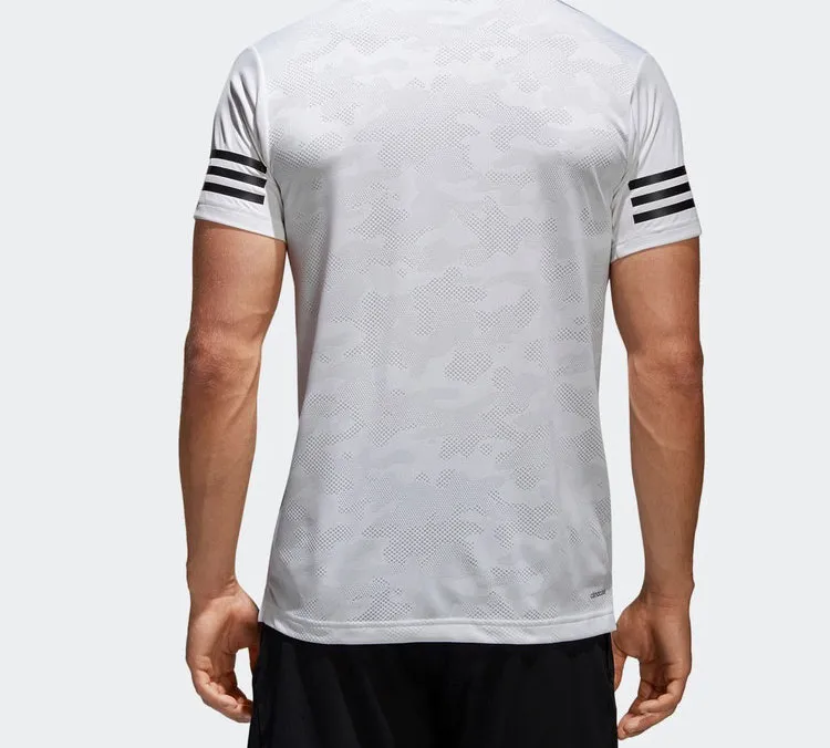 Adidas T Shirts Men White-2