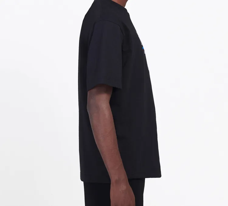 Balenciaga T Shirt Regular Fit Men's Black-5