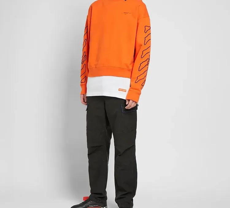OFF WHITE Abstract Arrows Embroidered Sweatshirt-2
