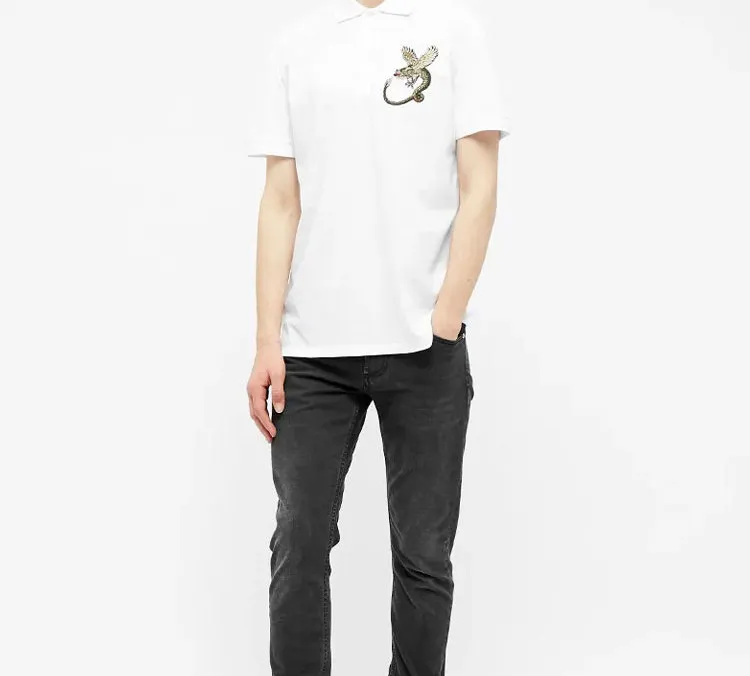 Alexander McQueen Polo Shirts Men White-2