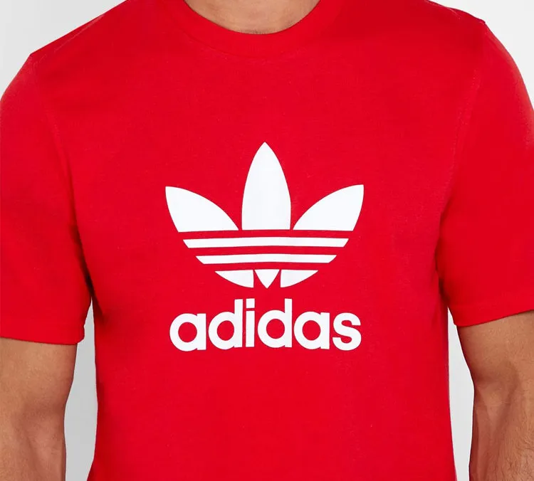 Adidas Originals T Shirt Men's Red-4