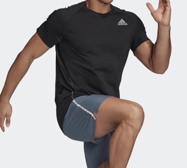 Adidas Raglan Sleeve T-Shirt Men's Black-4