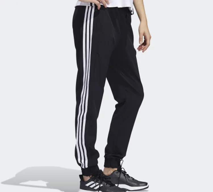 Adidas Knitted Sports Pants Women's Black-4